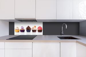 DIMEX | Dibond doska za kuchynskú linku | DBW-08040-232 Cupcaky| 80 x 40 cm