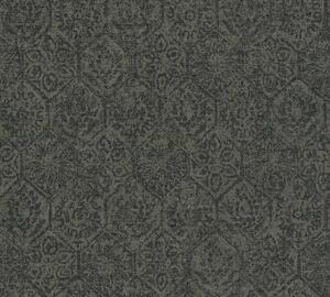 A.S. Création | Vliesová tapeta na stenu Cuba 38022-3 | 0,53 x 10,05 m | čierna, šedá