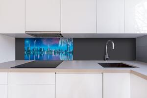 DIMEX | Dibond doska za kuchynskú linku | DBW-08040-036 Mesto budúcnosti| 80 x 40 cm
