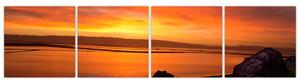 Západ slnka na mori - obraz (Obraz 160x40cm)