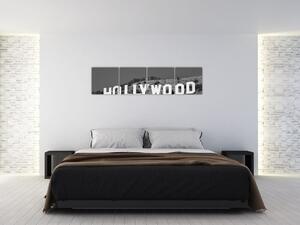 Nápis Hollywood - obraz (Obraz 160x40cm)