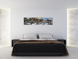 Plážový rezort - obrazy (Obraz 160x40cm)