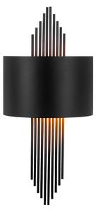 Dizajnová nástenná lampa Daishiro čierna