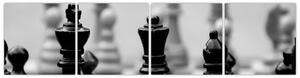 Šachovnica - obraz (Obraz 160x40cm)