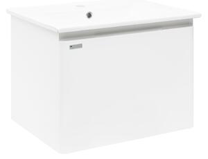 Kúpeľňová skrinka s umývadlom Naturel Ancona 60x45x46 cm biela ANCONA260DVB
