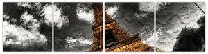 Obraz Eiffelovej veže (Obraz 160x40cm)