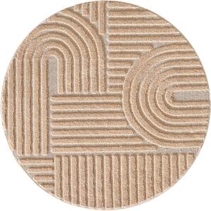 Svetloružový okrúhly koberec ø 200 cm Art 1121 – Ayyildiz Carpets