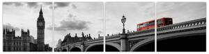 Londýn - moderný obraz (Obraz 160x40cm)