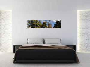 Veterný mlyn - obraz na stenu (Obraz 160x40cm)