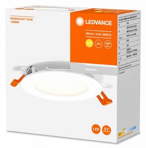 LEDVANCE Recess Slim zapustené LED Ø 12 cm 3 000 K