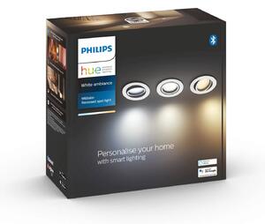Philips Hue Milliskin zapustené LED 3ks okr. biela