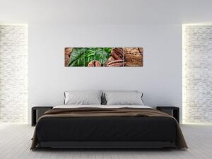 Kávové zrná - obraz na stenu (Obraz 160x40cm)