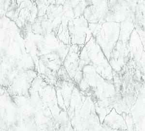 A.S. Création | Vliesová tapeta na stenu Neue Bude 36157-2V | 0,53 x 10,05 m | biela, šedá