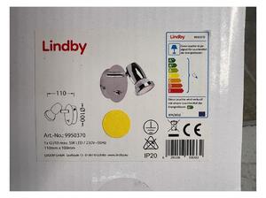 Lindby Lindby - LED Nástenné bodové svietidlo ARMINIUS 1xGU10/5W/230V LW0870 + záruka 3 roky zadarmo