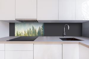DIMEX | Dibond doska za kuchynskú linku | DBW-08040-141 Hmla nad lesom| 80 x 40 cm