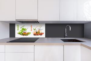 DIMEX | Dibond doska za kuchynskú linku | DBW-08040-003 Korenie| 80 x 40 cm