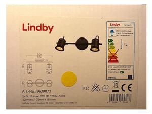 Lindby Lindby - Bodové svietidlo CANSU 2xGU10/5W/230V LW1289 + záruka 3 roky zadarmo