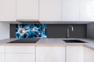 DIMEX | Dibond doska za kuchynskú linku | DBW-08040-238 Nervové synapsie| 80 x 40 cm