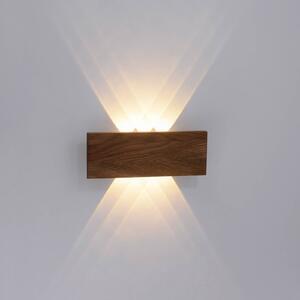 Paul Neuhaus Palma LED nástenné svietidlo drevo 32 cm