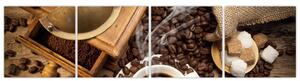 Kávové zrná - obraz (Obraz 160x40cm)