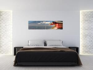 Hora Fuji - moderný obraz (Obraz 160x40cm)