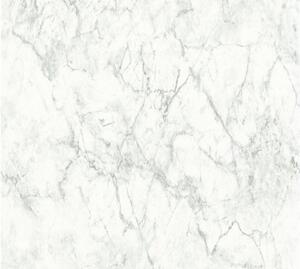 A.S. Création | Vliesová tapeta na stenu Neue Bude 36157-3 | 0,53 x 10,05 m | biela, šedá
