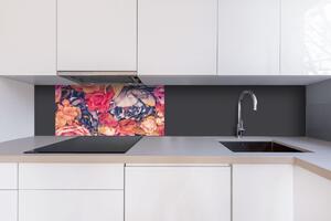 DIMEX | Dibond doska za kuchynskú linku | DBW-08040-178 Kvetinové zátišie| 80 x 40 cm