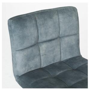 Barová stolička GITA modrá/čierna