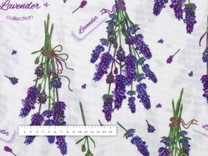 Biante Dekoračný obdĺžnikový obrus PML-084 Lavender 50x100 cm