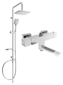 Mexen Sven sprchový set s dažďovou sprchou a sprchovou batériou Cube, chrómová, 77910262-00