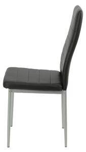 Jedálenská stolička FADILA čierna/sivá