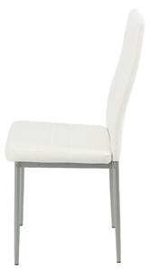 Jedálenská stolička FADILA biela/sivá