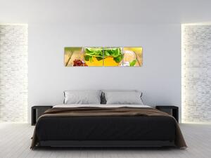 Bylinný čaj - obraz (Obraz 160x40cm)