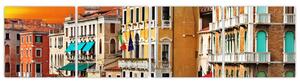 Benátky - obraz (Obraz 160x40cm)