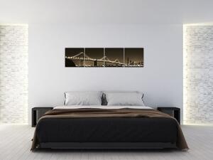Obraz mosta (Obraz 160x40cm)