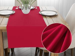 Biante Zamatový behúň na stôl SV-035 Malinovo červený 35x180 cm