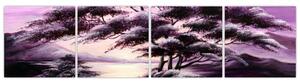 Abstraktný strom - obraz (Obraz 160x40cm)