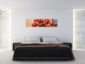 Obraz kvetín na stenu (Obraz 160x40cm)