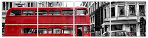 Ulice v Londýne - obraz (Obraz 160x40cm)