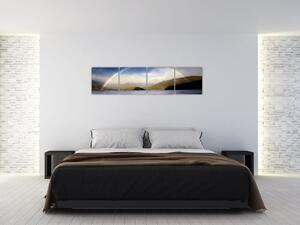 Dúha na oblohe - obraz (Obraz 160x40cm)