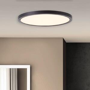 Stropné LED svietidlo Tuco, čierna, Ø 25 cm