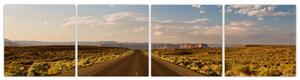 Panorama cesty - obraz (Obraz 160x40cm)