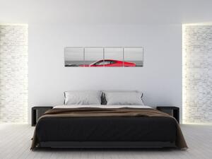Červené Ferrari - obraz (Obraz 160x40cm)