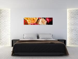 Obraz - kytice kvetov (Obraz 160x40cm)