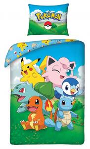 Obliečky Pokémon Pikachu 08 140x200 70x90 cm 100% Bavlna