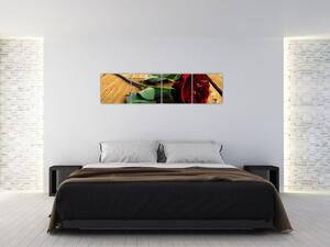 Ležiaci ruža - obraz (Obraz 160x40cm)
