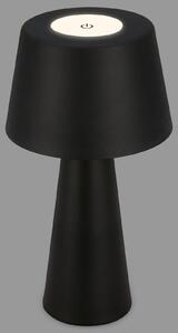 Stolová LED lampa Kihi nabíjateľná batéria čierna