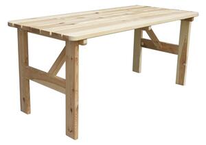 Rojaplast VIKING záhradný stôl drevený PRÍRODNÝ - 150 cm