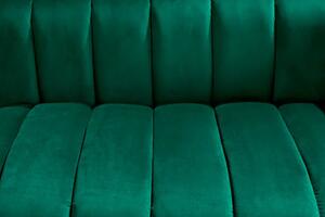 Invicta Interior - Dizajnová 2-miestna pohovka NOBLESSE 165 cm smaragdovo zelená, zamat