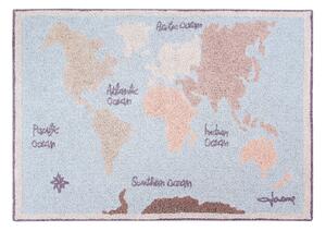 Vintage koberec do detskej izby Mapa Oceán 140x200